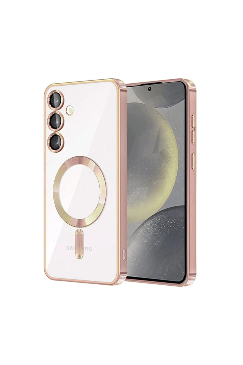 Samsung Galaxy A17 5G Uyumlu Kross Magneticsafe Kapak - Rose