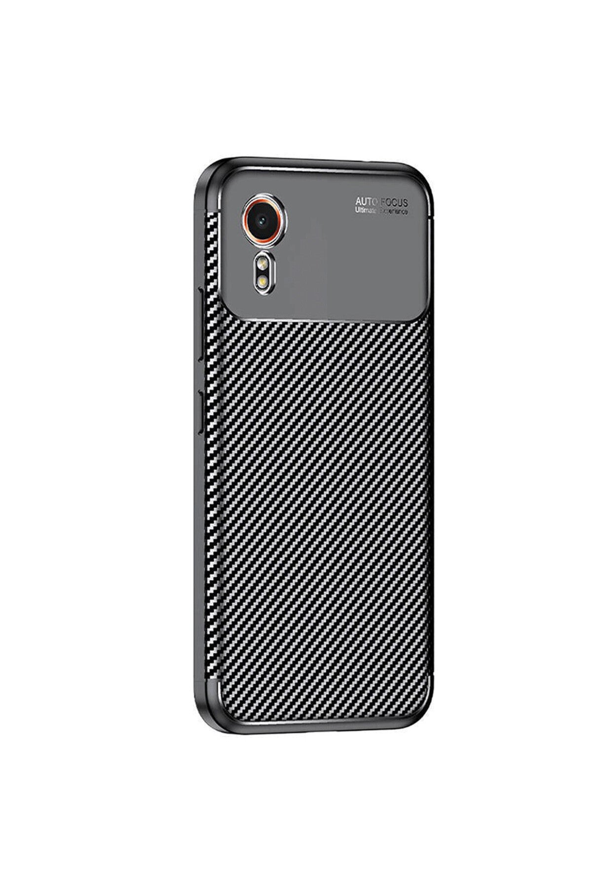 Samsung Galaxy XCover 7 Kılıf Auto Focus Karbon Kapak - Siyah