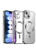 Apple iPhone 13 Uyumlu Kılıf Kross Magneticsafe Kapak - Gümüş