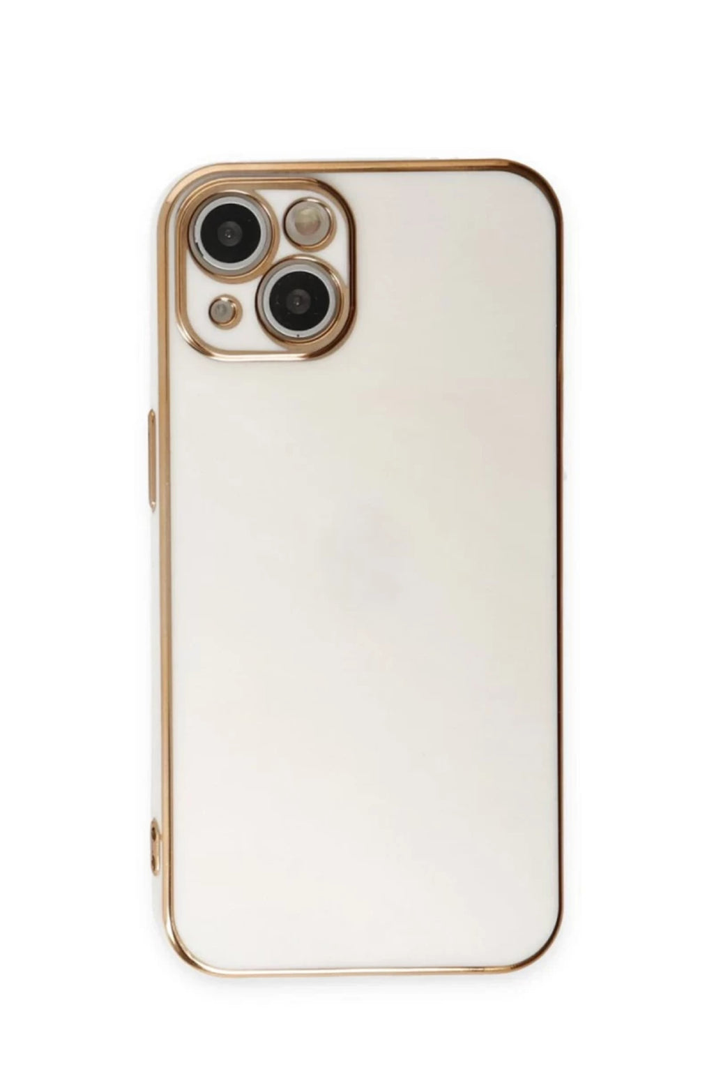 Apple iPhone 15 Uyumlu Kılıf Volet Silikon - Beyaz