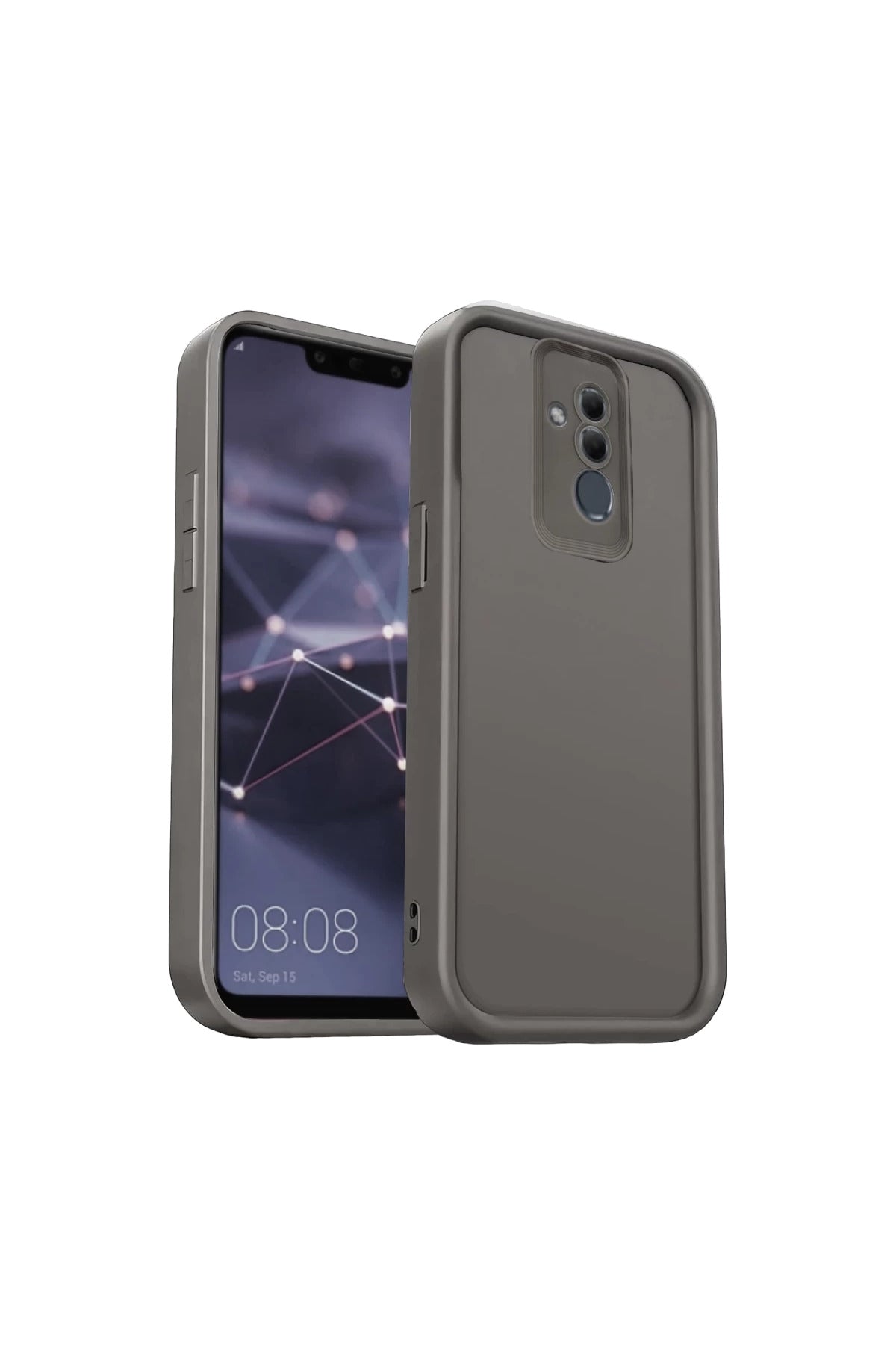 Huawei Mate 20 Lite Uyumlu Kılıf Viera Silikon - Gri