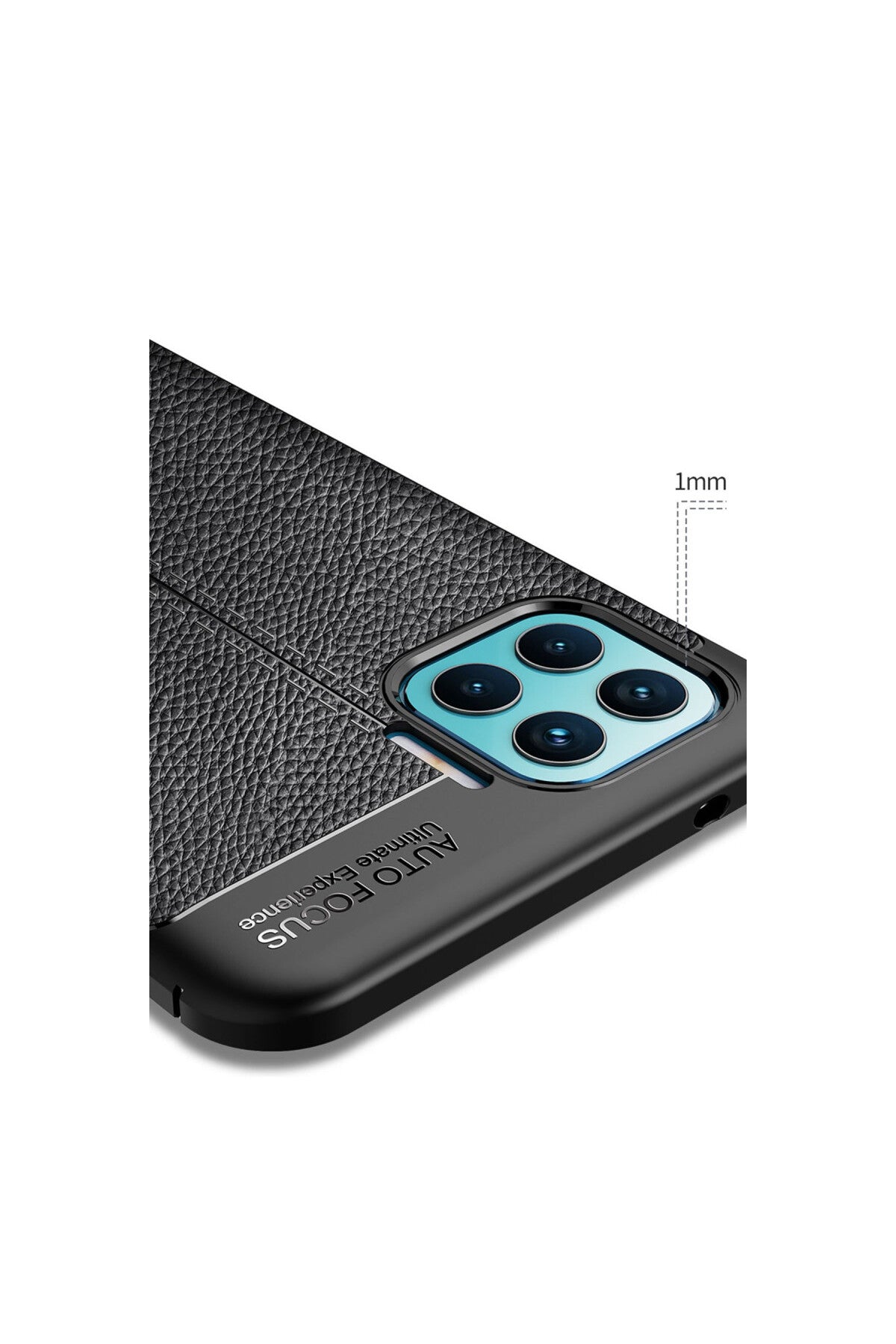 Oppo Reno 4 Lite Uyumlu Kılıf Auto Focus Kapak - Kırmızı