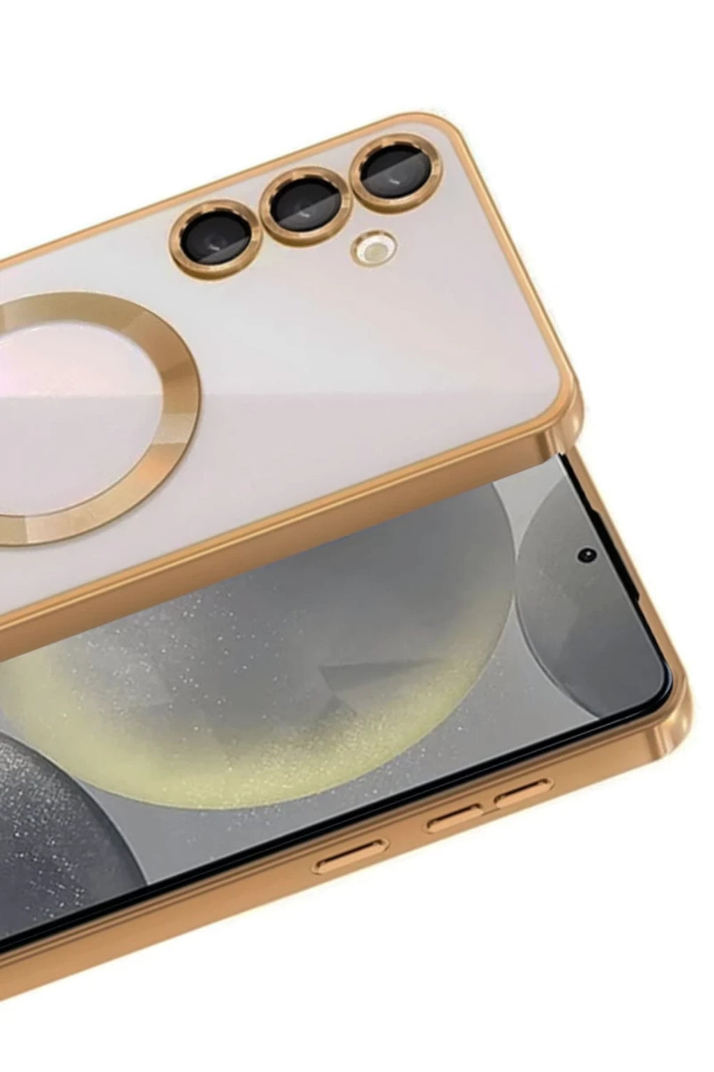 Samsung Galaxy A54 5G Uyumlu Kross Magneticsafe Kapak - Çöl Titanyum