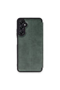 Samsung Galaxy S24 FE Uyumlu Kılıf Flip Cover - Koyu Yeşil