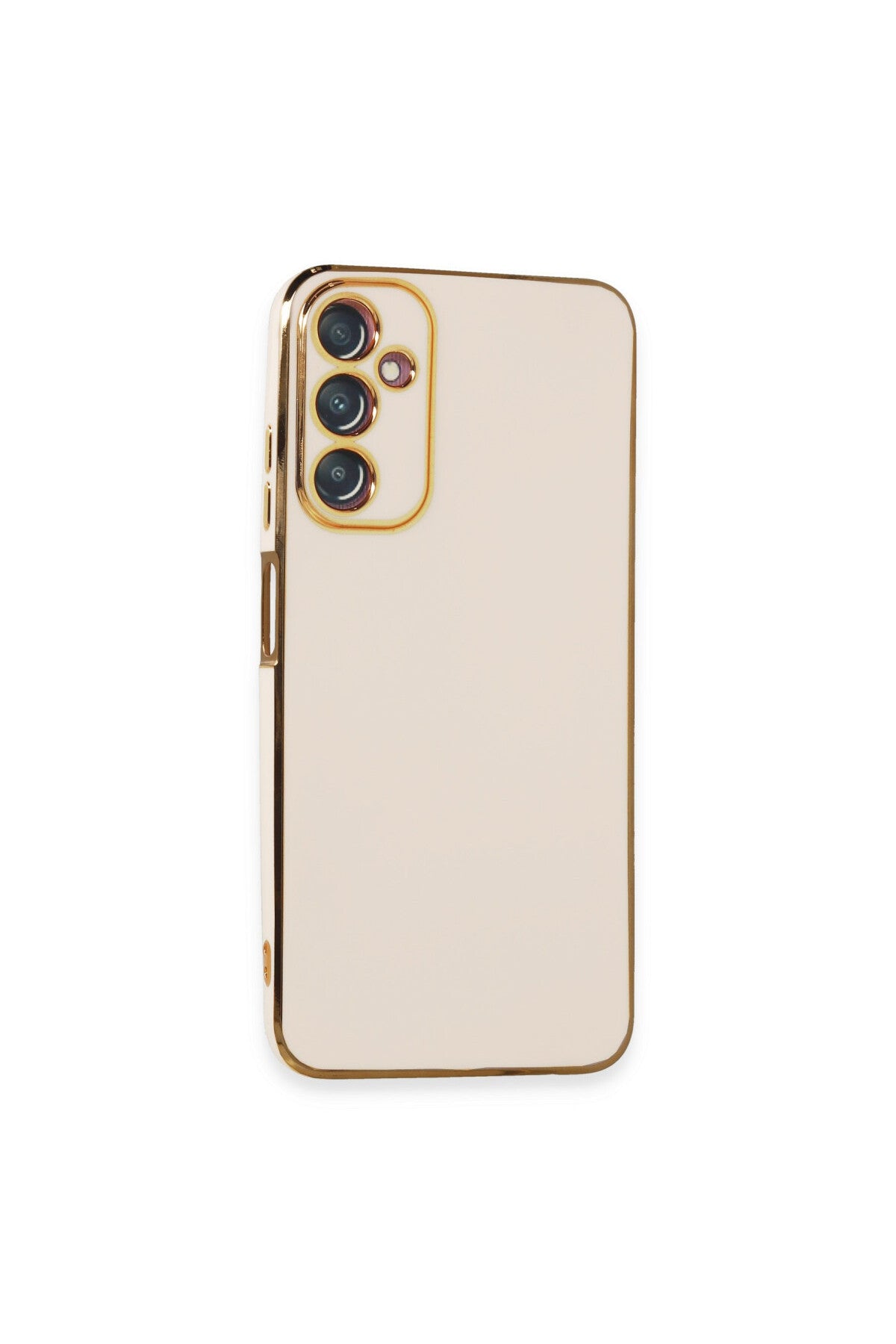 Samsung Galaxy A05S Uyumlu Kılıf Volet Silikon - Beyaz