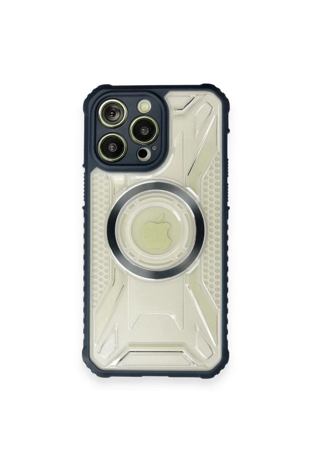Apple iPhone 12 Pro Max Uyumlu Kılıf Prag Magneticsafe Kapak - Lacivert