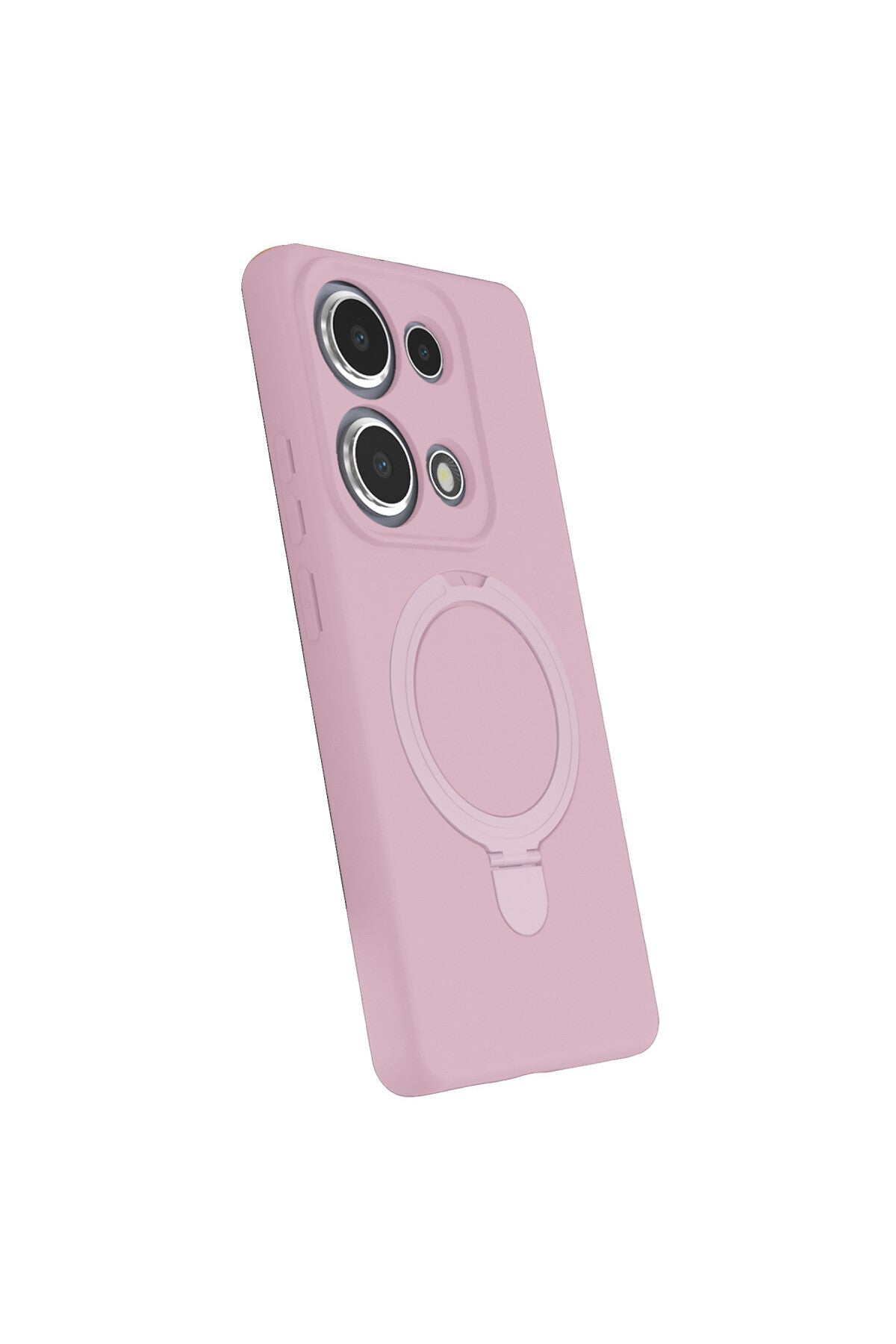 Xiaomi Redmi Note 13 Pro 4G Uyumlu Regal Magsafe Standlı Kapak - Açık Pembe