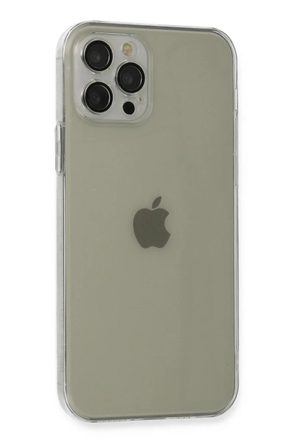 Apple iPhone 12 Pro Max Uyumlu Kılıf Fly Lens Silikon - Şeffaf