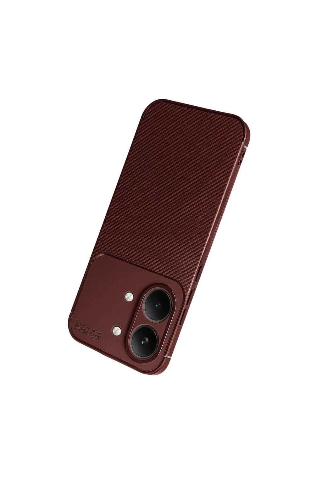 Xiaomi Poco X8 Pro Max Uyumlu Auto Focus Karbon Kapak - Bordo
