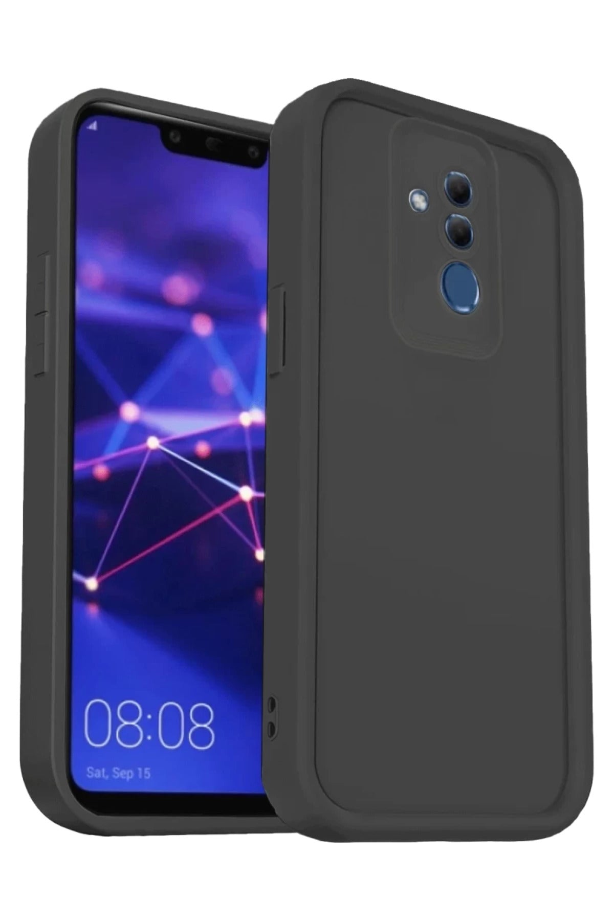 Huawei Mate 20 Lite Uyumlu Kılıf Viera Silikon - Siyah
