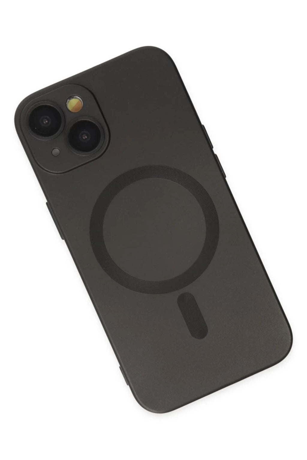 Apple iPhone 14 Plus Uyumlu Kılıf Moshi Lens Magneticsafe Silikon - Siyah