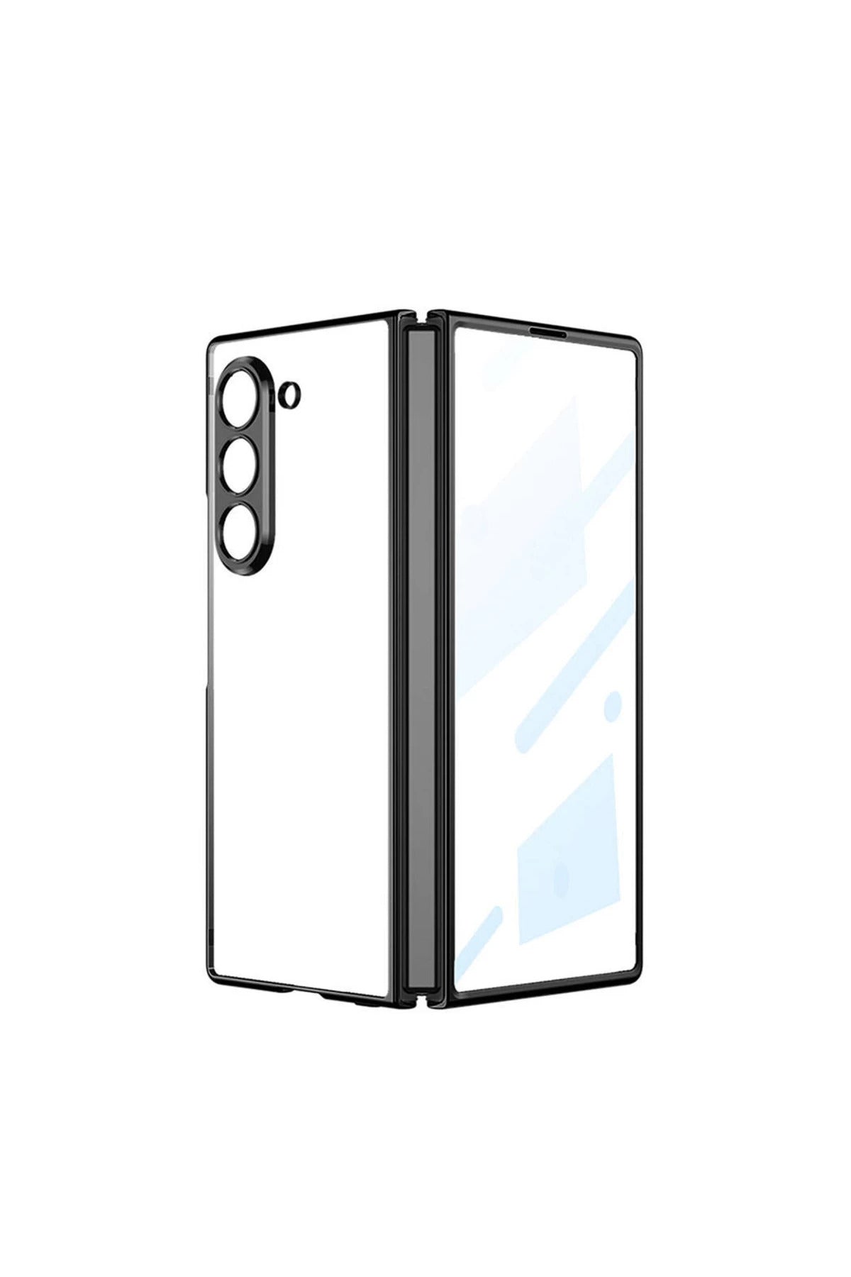 Samsung Galaxy Z Fold 5 Kılıf Fold Element Kapak - Siyah