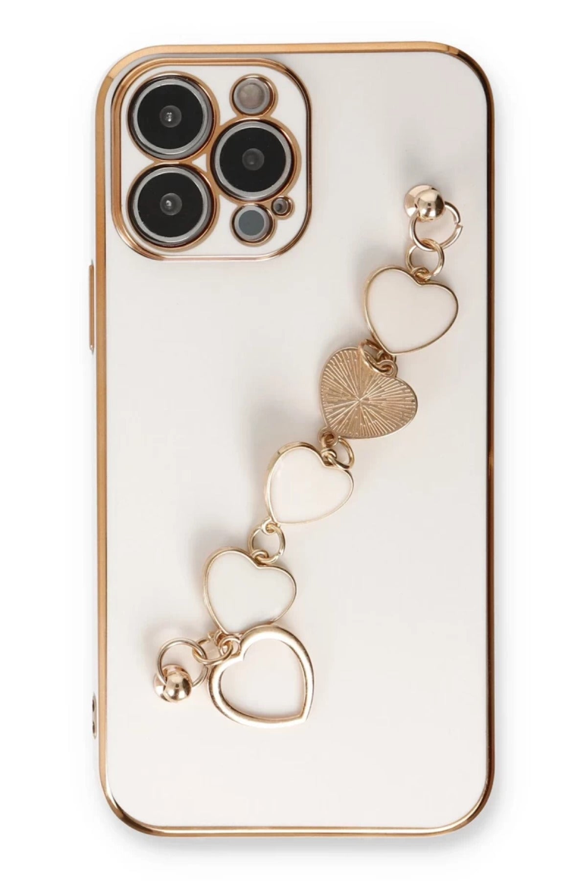 Apple iPhone 14 Pro Uyumlu Kılıf Esila Silikon - Beyaz