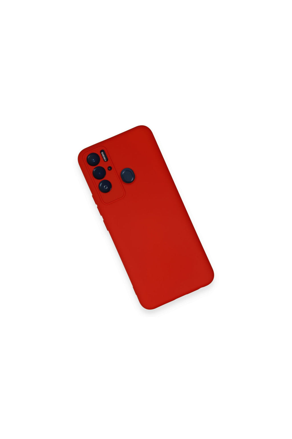 Tecno Pova Neo Kılıf Nano içi Kadife Silikon - Kırmızı