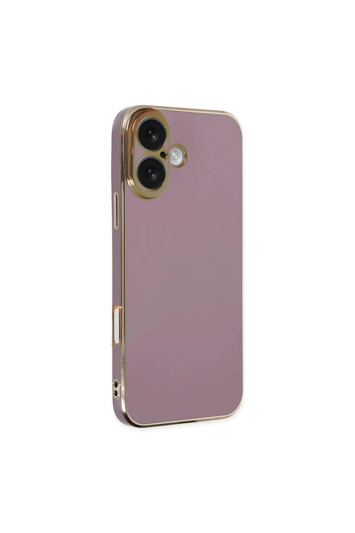 Apple iPhone 16 Uyumlu Kılıf Volet Silikon - Mor
