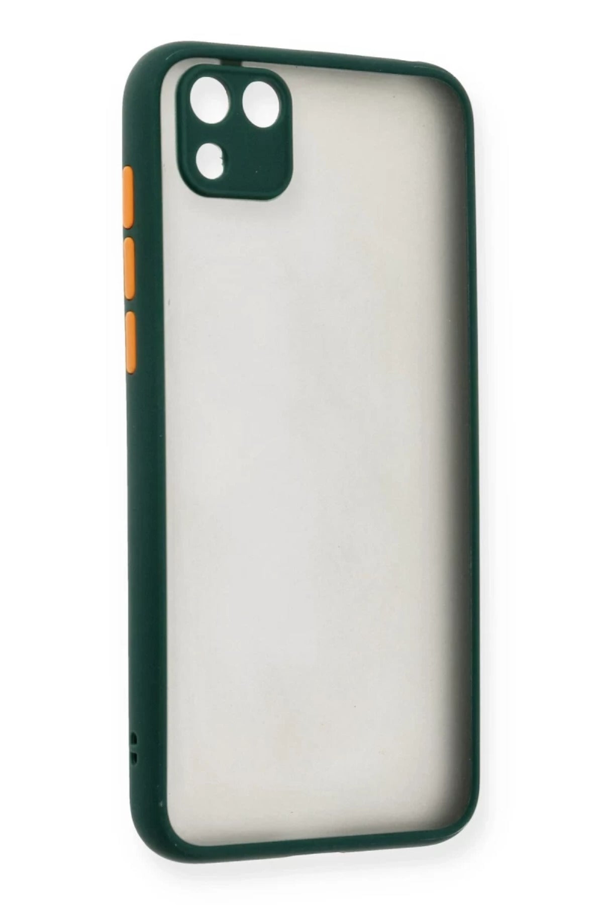 Huawei Y5P Uyumlu Kılıf Montreal Silikon Kapak - Yeşil