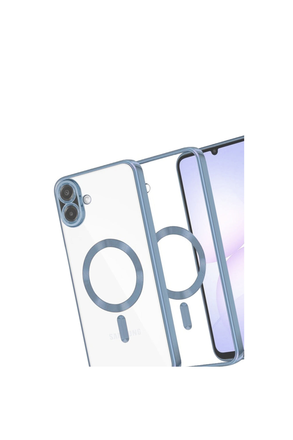 Samsung Galaxy A07 4G Uyumlu Kross Magneticsafe Kapak - Sierra Blue