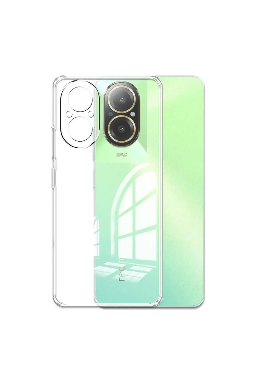 Realme 12 Lite Uyumlu Kılıf Lüx Şeffaf Silikon