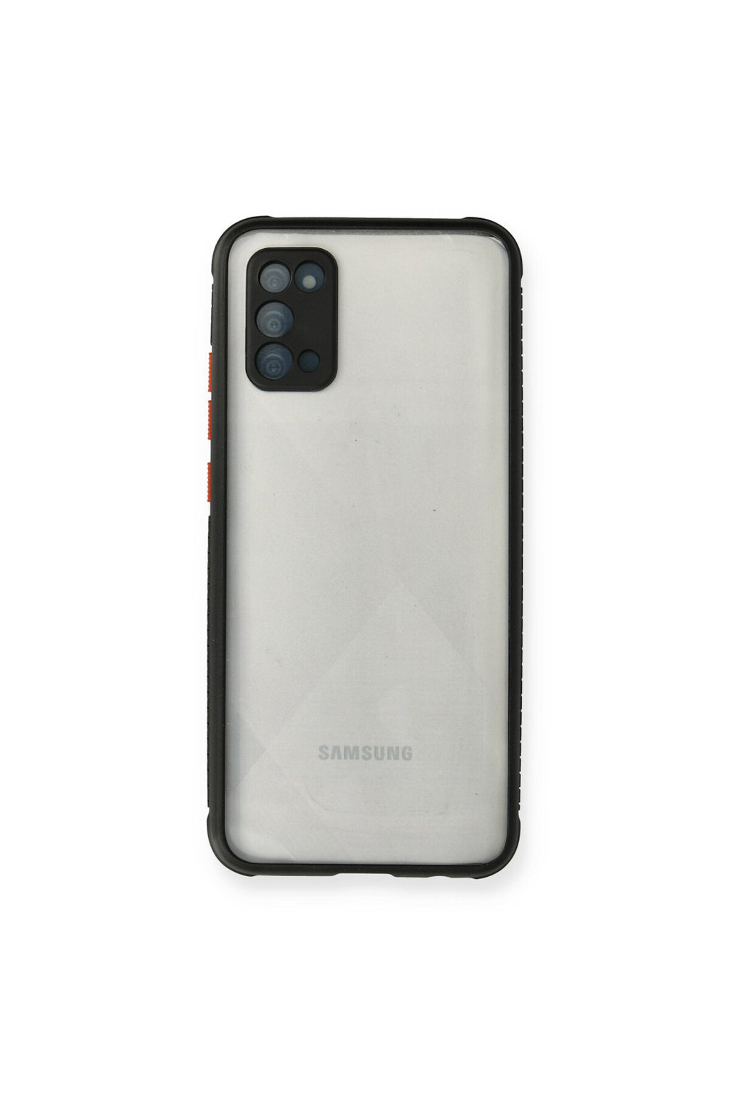 Samsung Galaxy A02S Uyumlu Kılıf Miami Şeffaf Silikon - Siyah