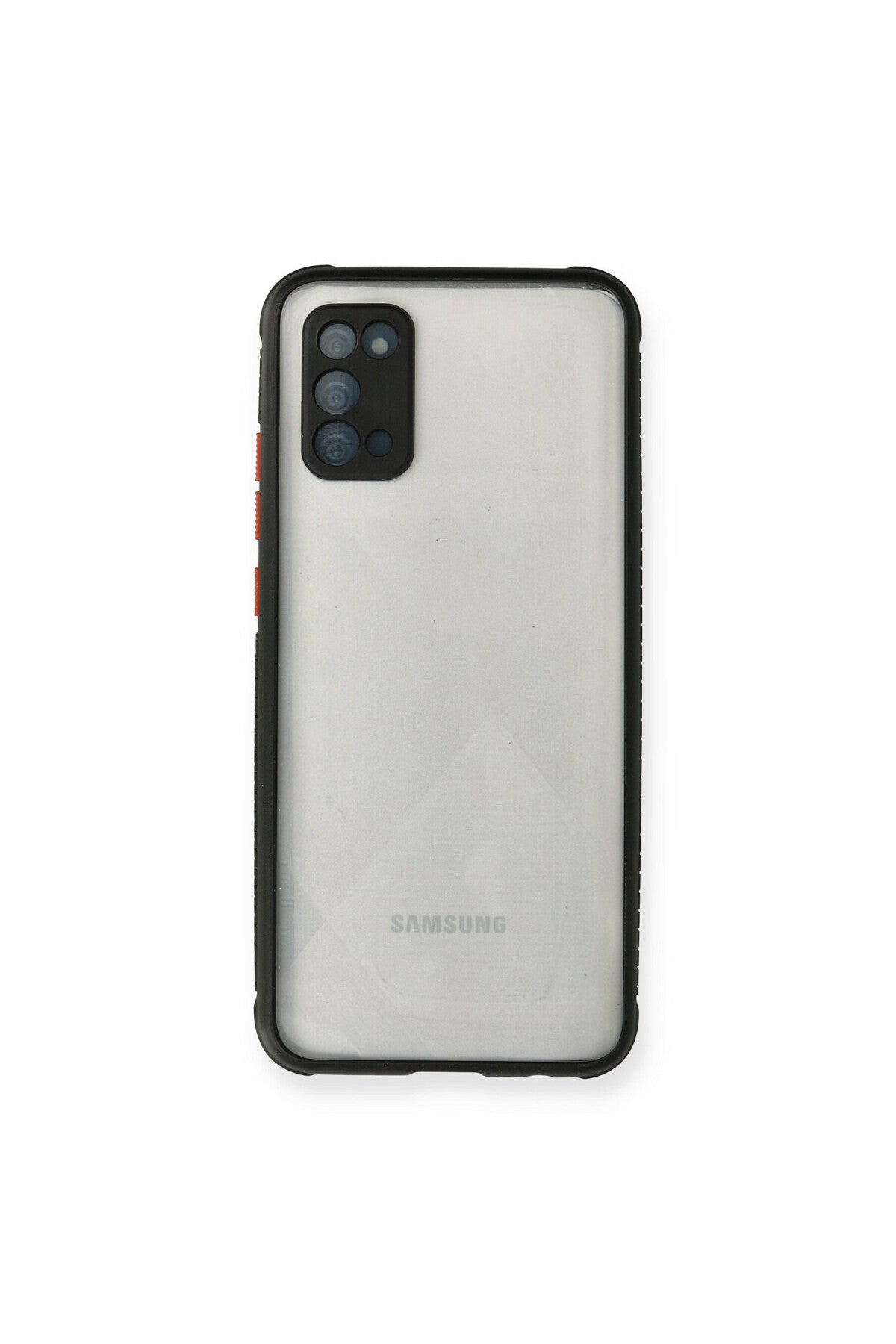 Samsung Galaxy A02S Uyumlu Kılıf Miami Şeffaf Silikon - Siyah