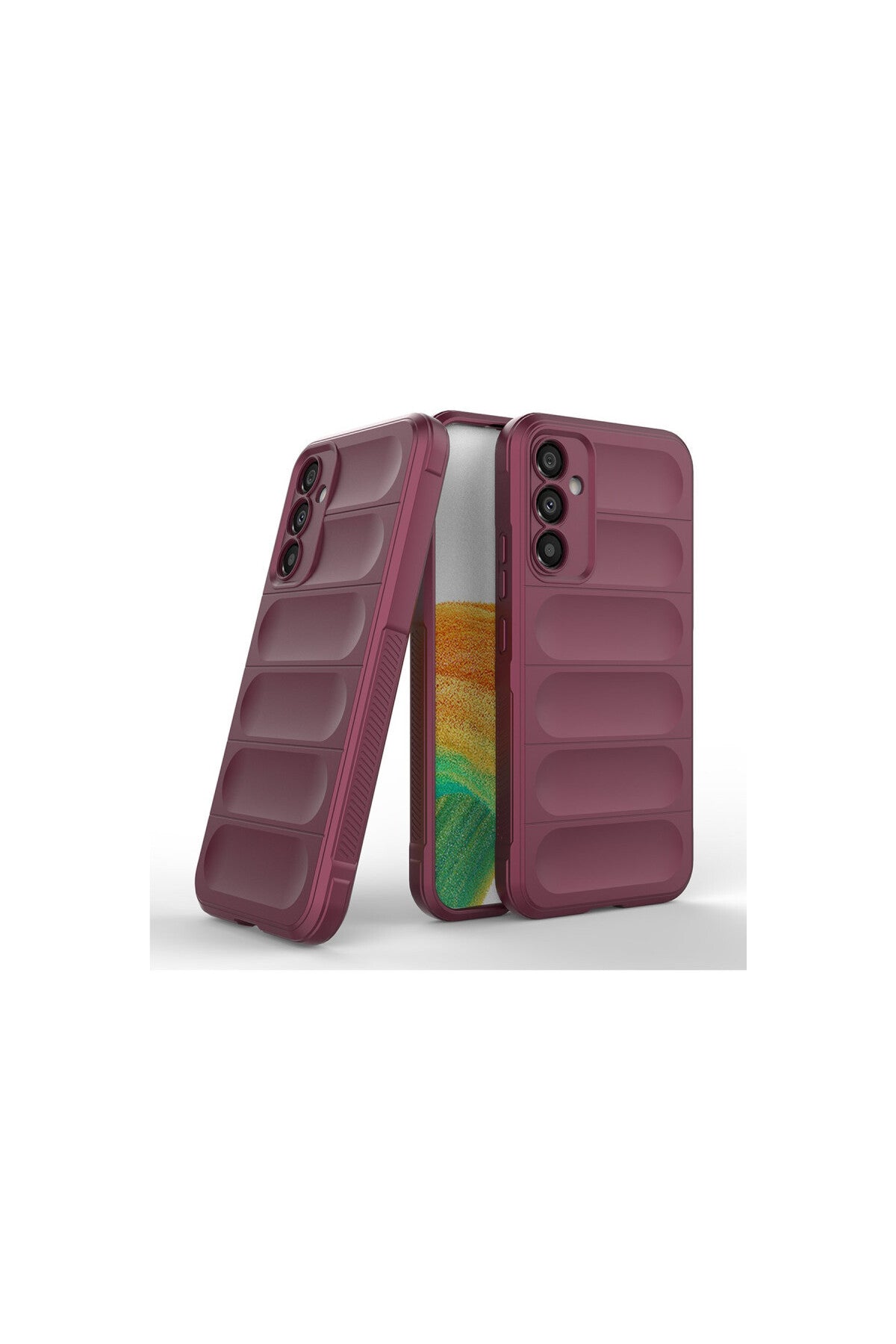 Samsung Galaxy A15 4G Uyumlu Kılıf Optimum Silikon - Bordo