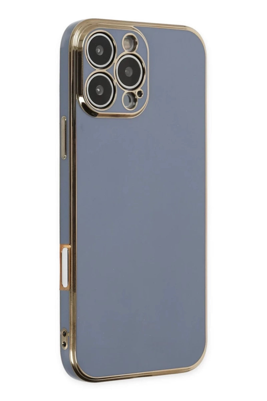 Apple iPhone 16 Pro Max Uyumlu Kılıf Volet Silikon - Mavi