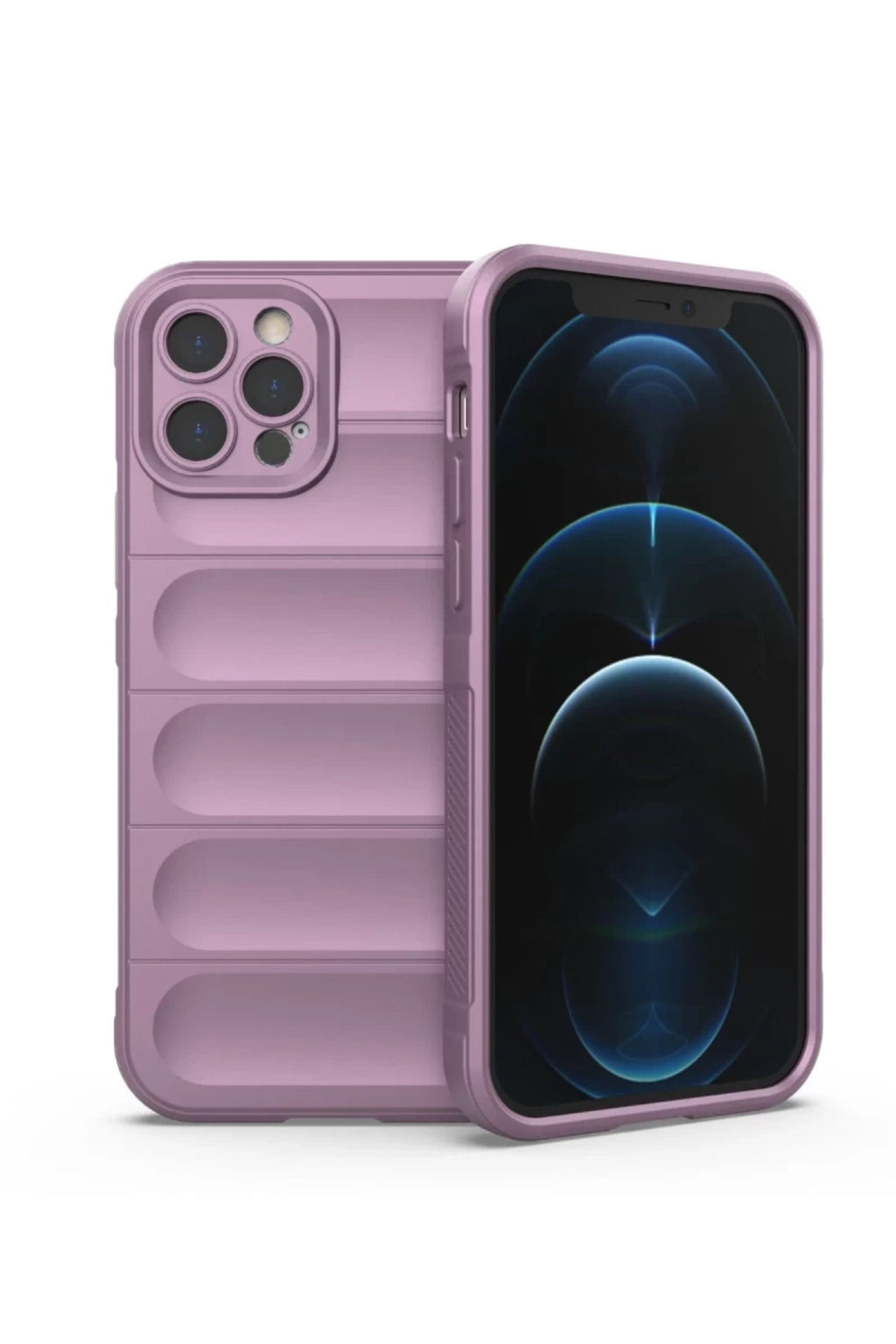 Apple iPhone 12 Pro Uyumlu Kılıf Optimum Silikon - Mor