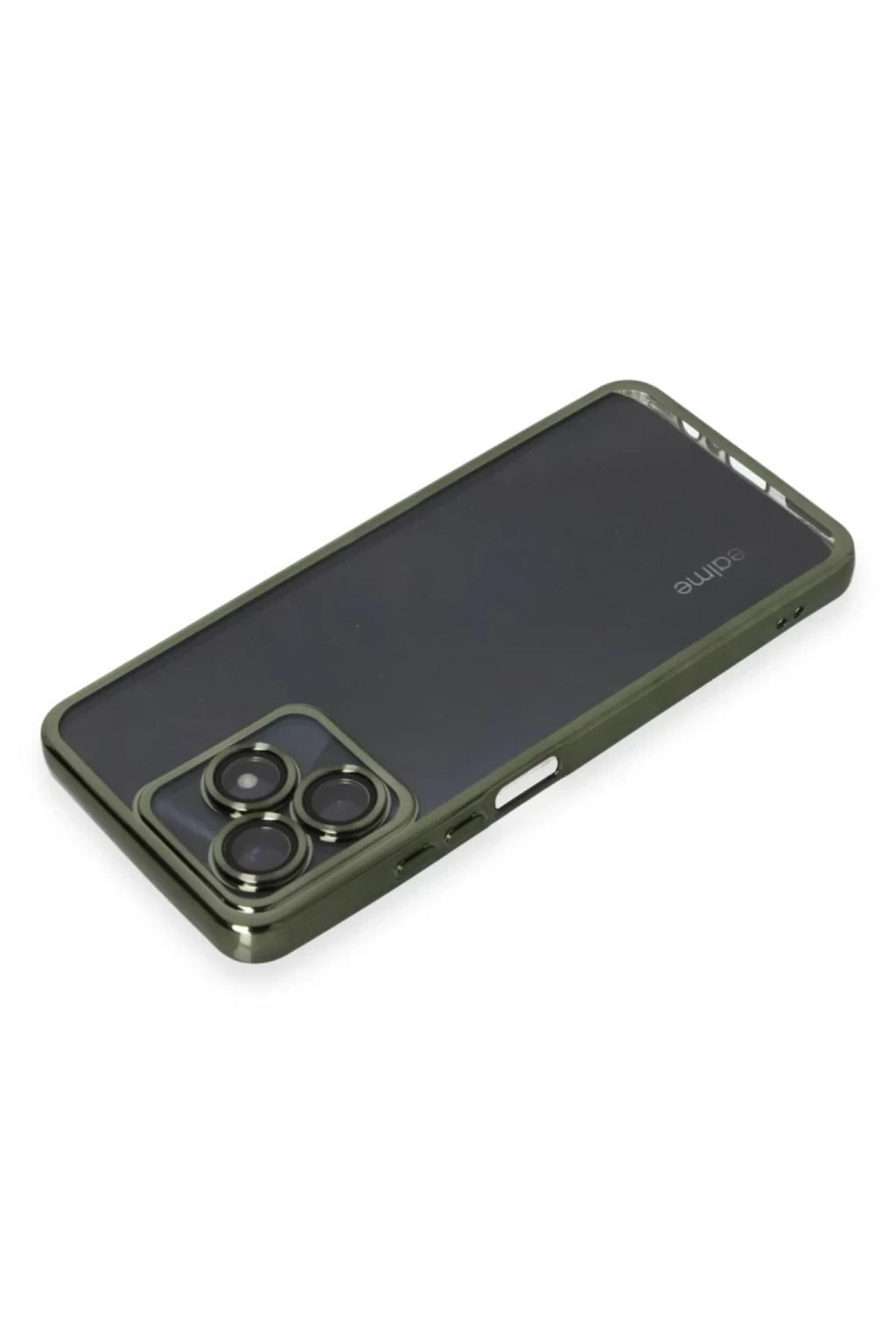 Realme C53 Uyumlu Kılıf Lensli Silikon - Yeşil