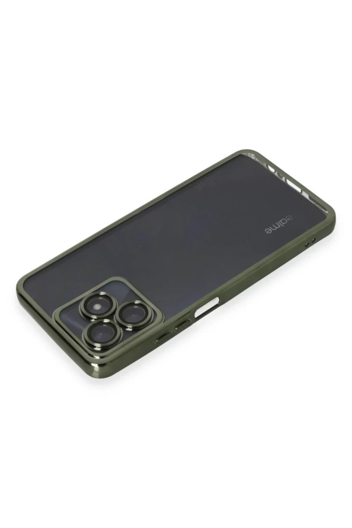 Realme C53 Uyumlu Kılıf Lensli Silikon - Yeşil
