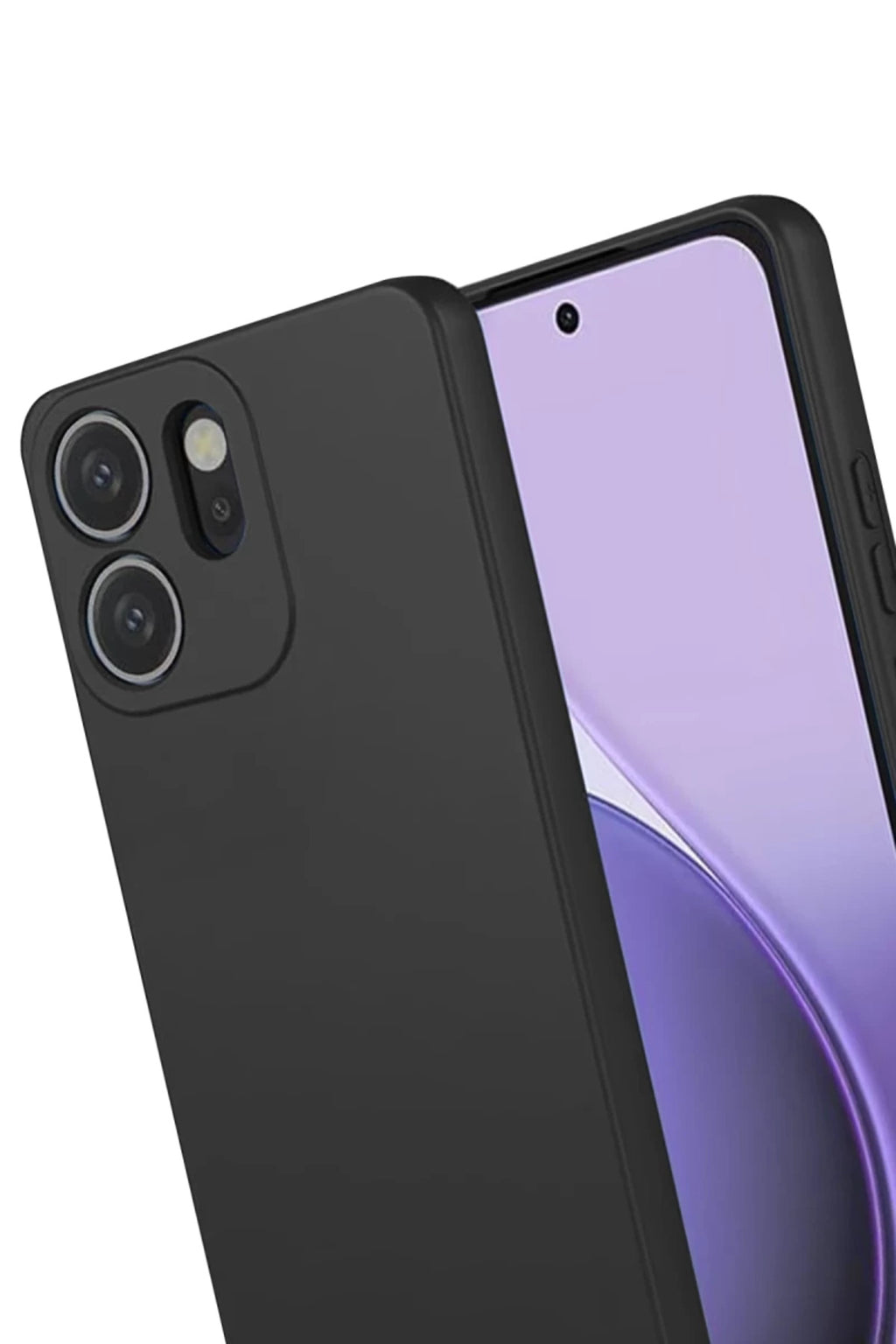 Oppo Reno 14F Uyumlu First Silikon - Siyah
