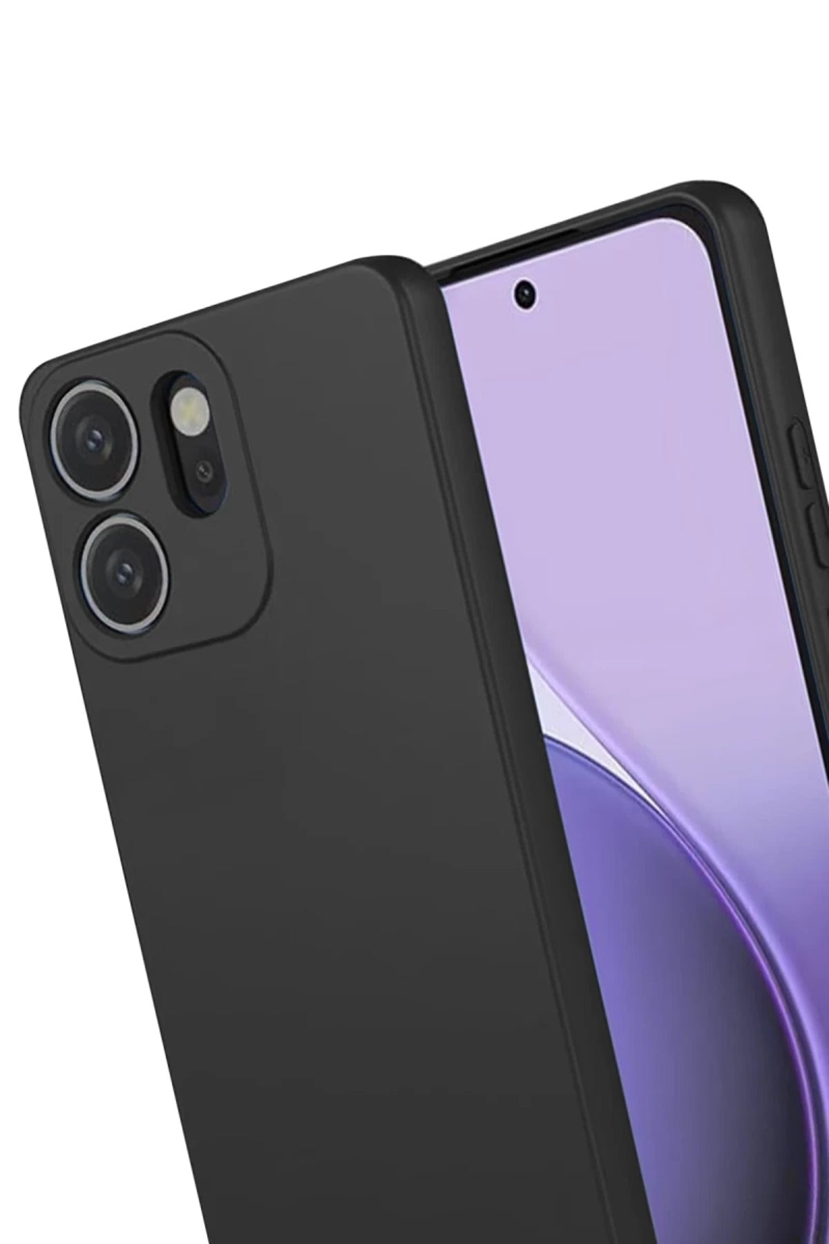 Oppo Reno 14F Uyumlu First Silikon - Siyah