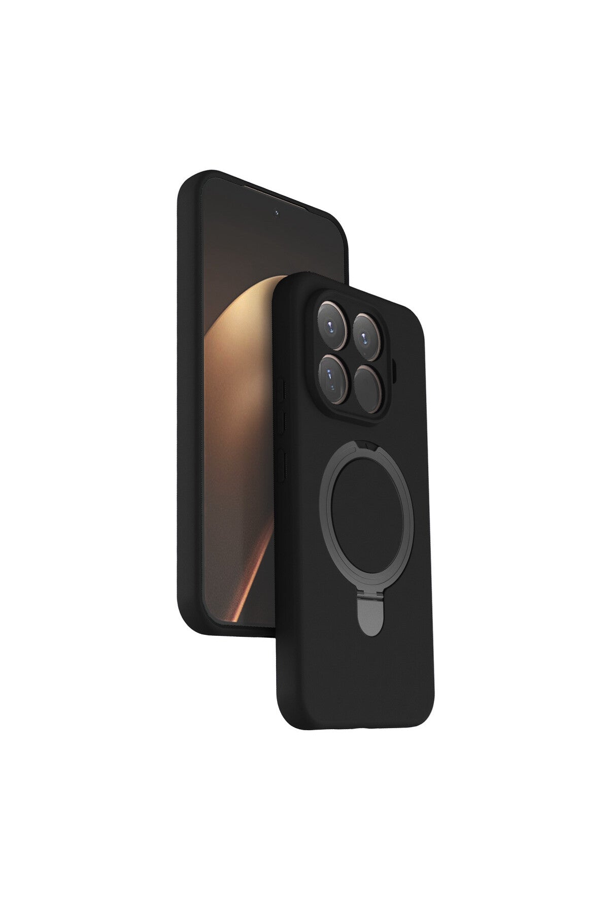 Xiaomi Mi 15T Pro Uyumlu Regal Magsafe Standlı Kapak - Siyah