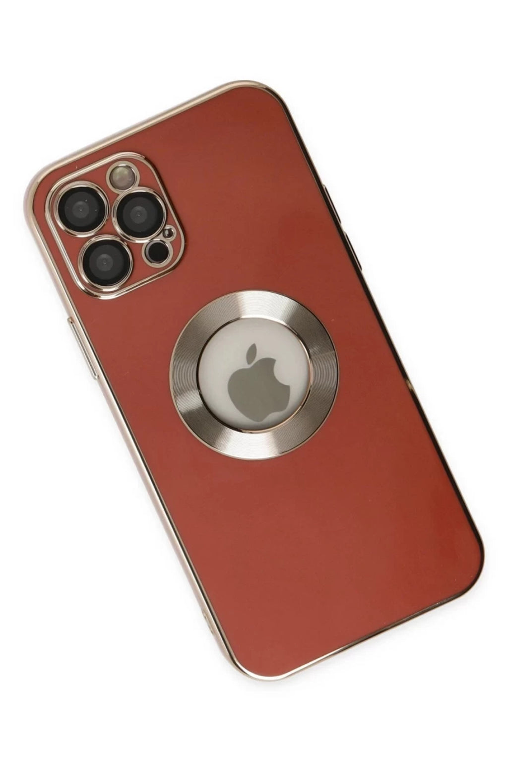 Apple iPhone 12 Pro Max Uyumlu Kılıf Store Silikon - Kırmızı
