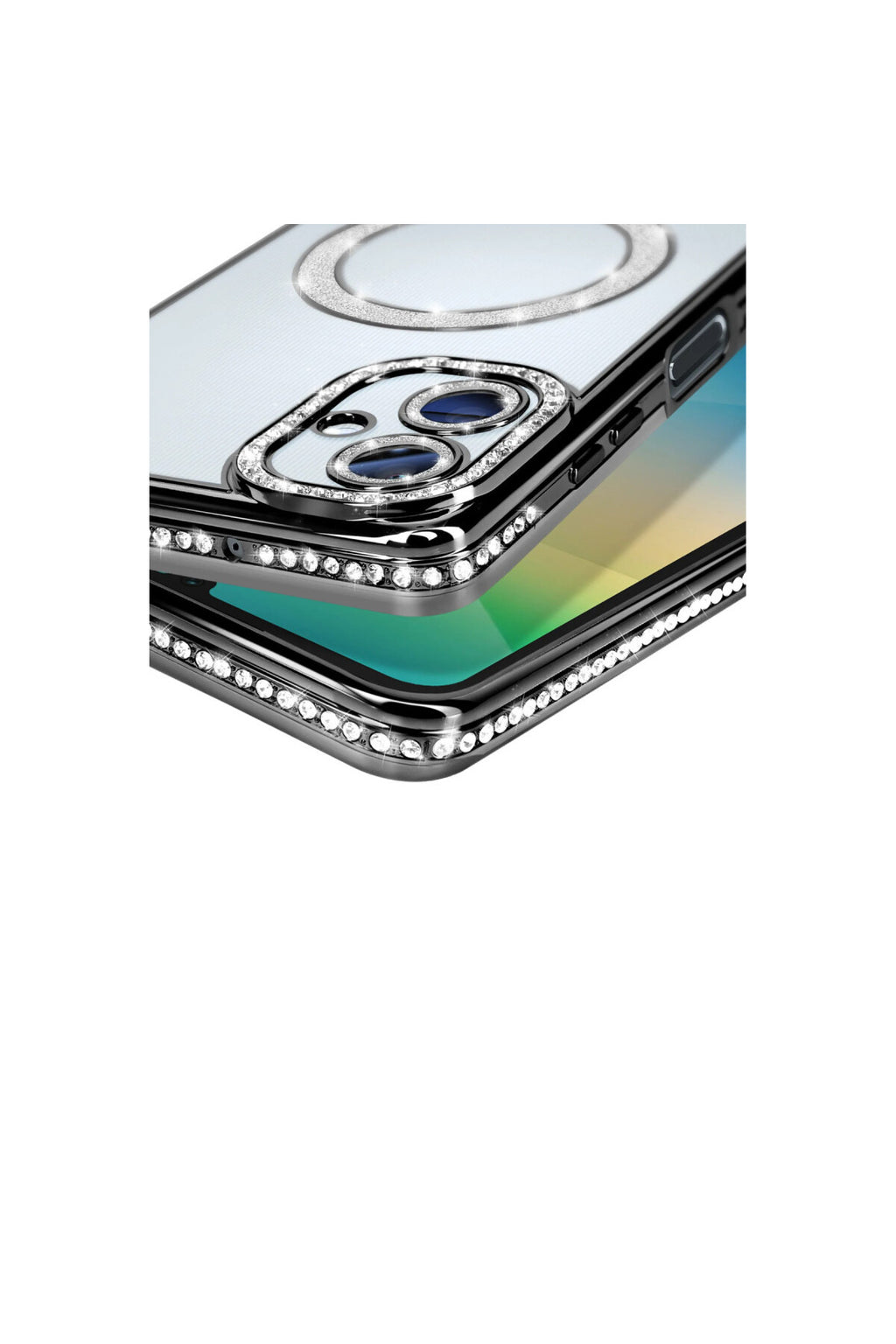 Samsung Galaxy A06 Uyumlu Joke Simli Magneticsafe Kılıf - Siyah