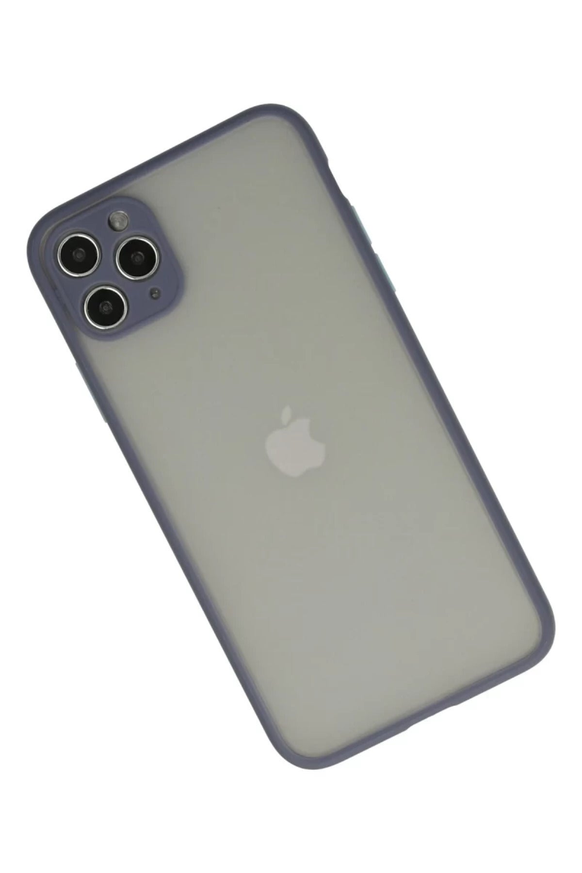 Apple iPhone 12 Pro Uyumlu Kılıf Montreal Silikon Kapak - Gri
