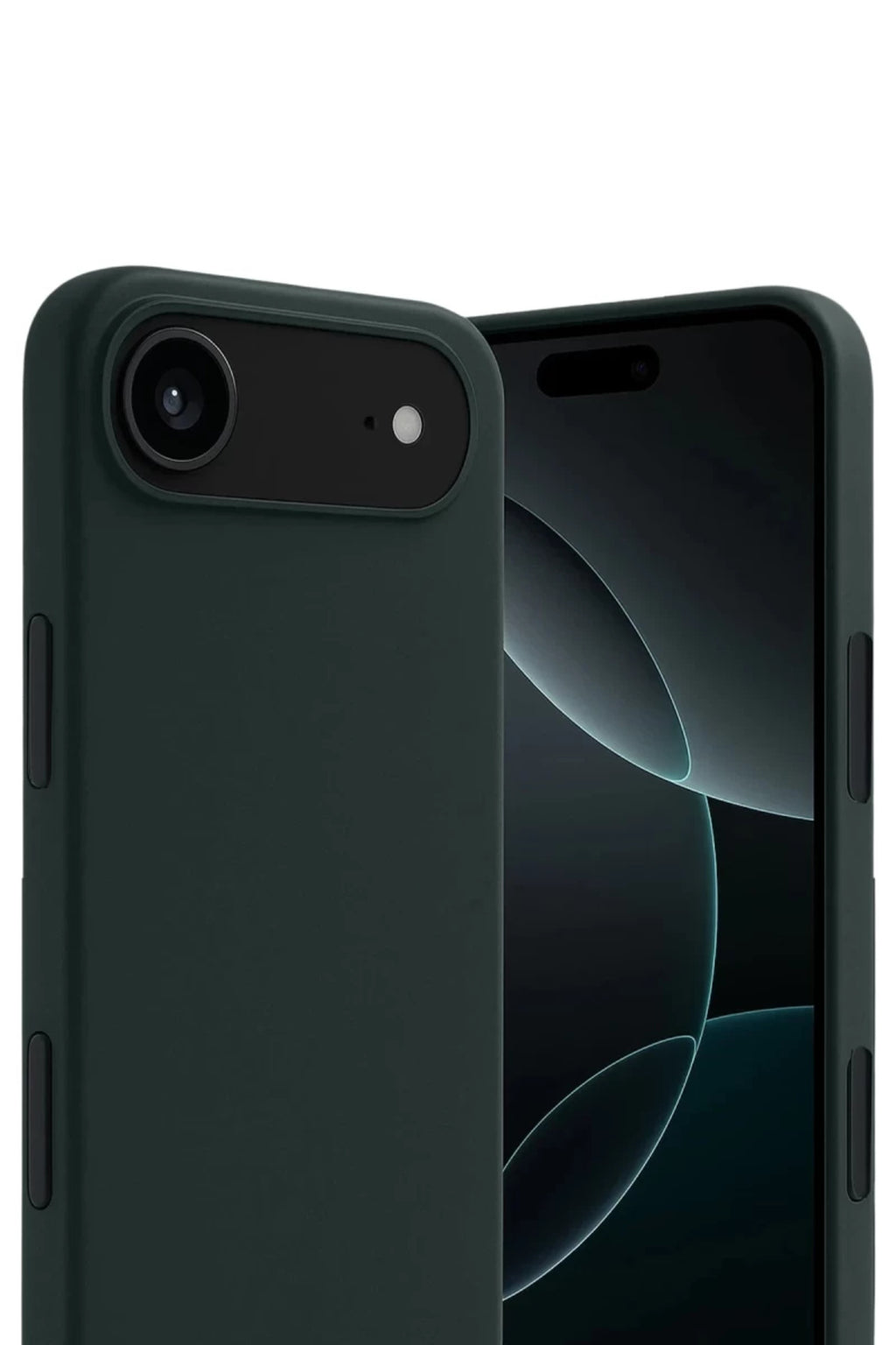 Apple iPhone 17 Air Uyumlu First Silikon - Koyu Yeşil