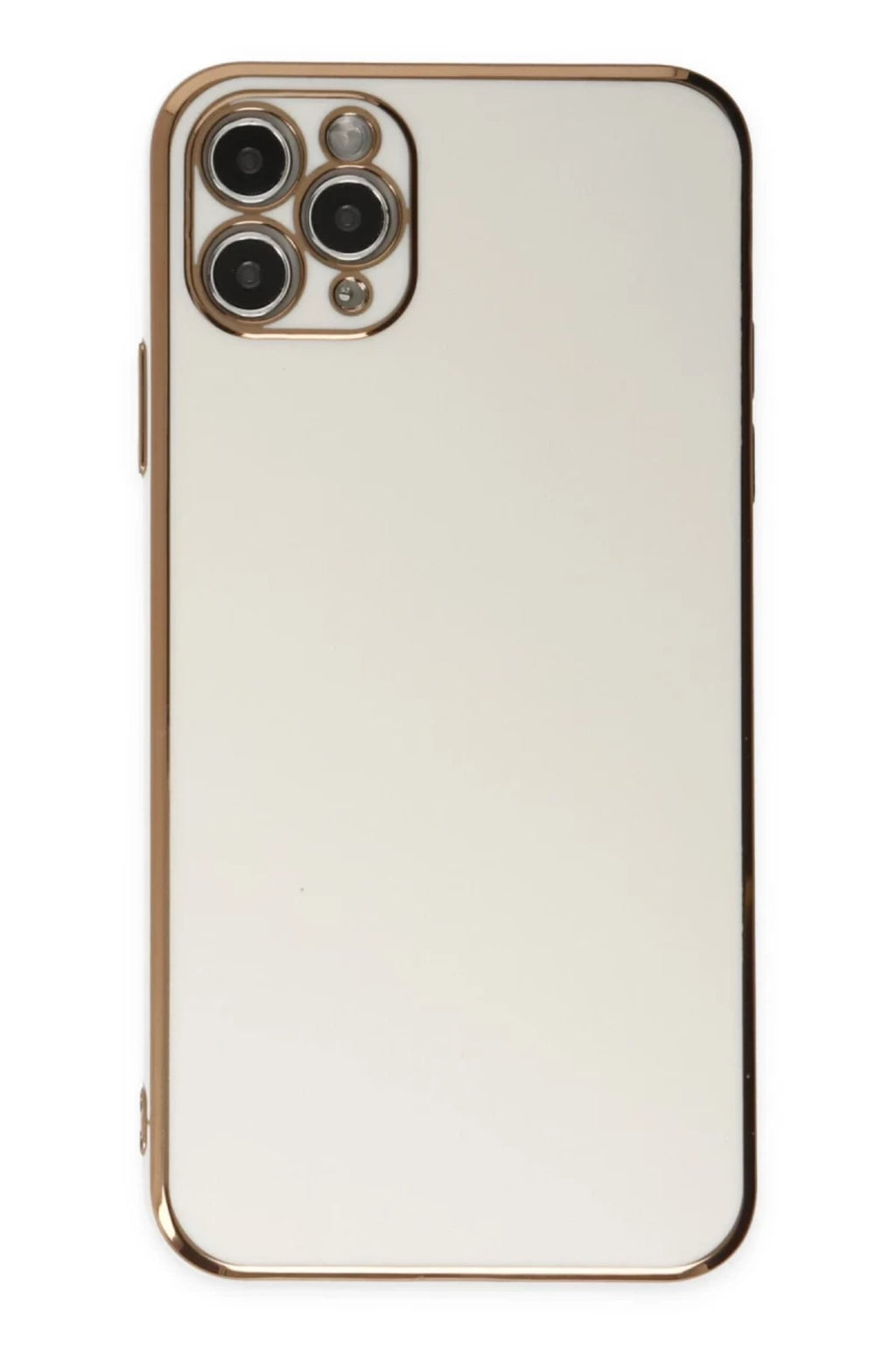 Apple iPhone 11 Pro Max Uyumlu Kılıf Volet Silikon - Beyaz