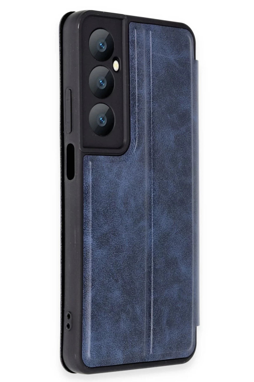 Realme C65 Uyumlu Kılıf Flip Cover - Lacivert