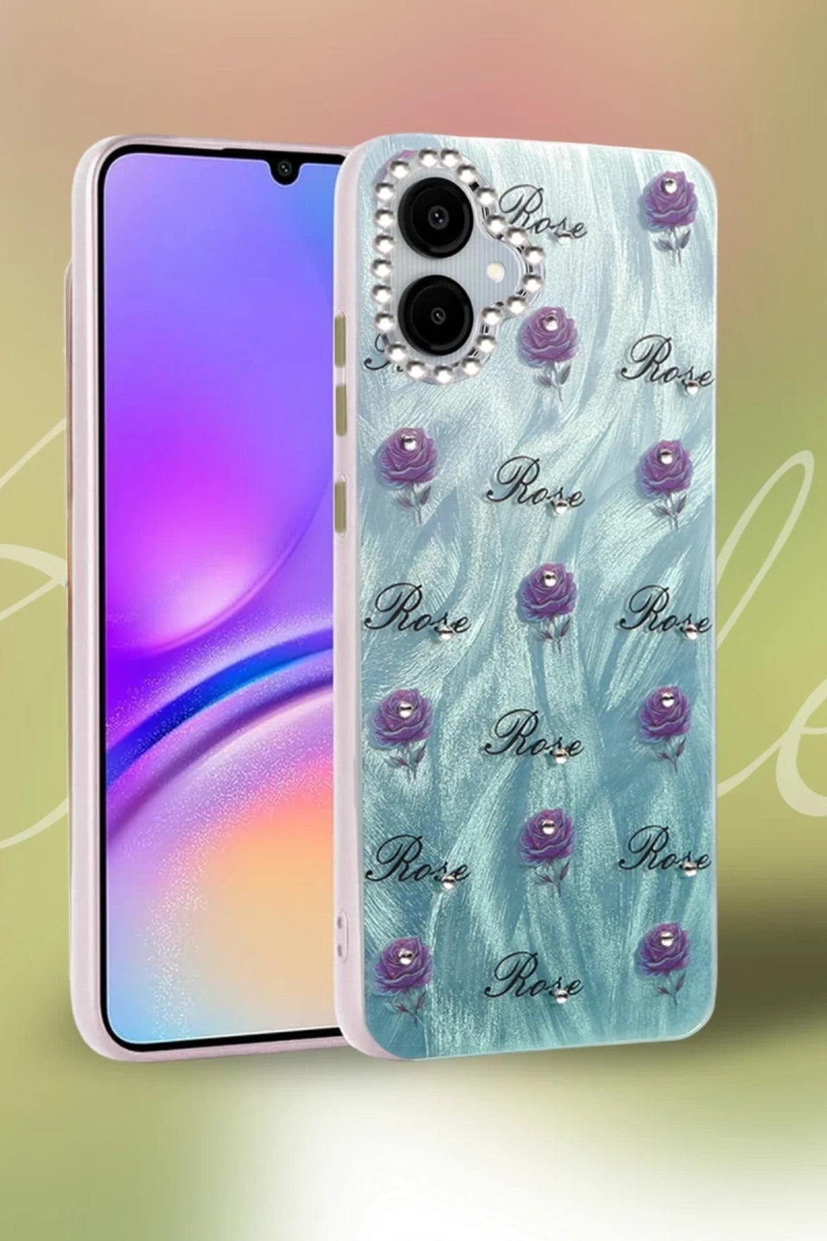 Samsung Galaxy A06 Uyumlu Kılıf Blade Aynalı Desenli Kapak - Desen 9