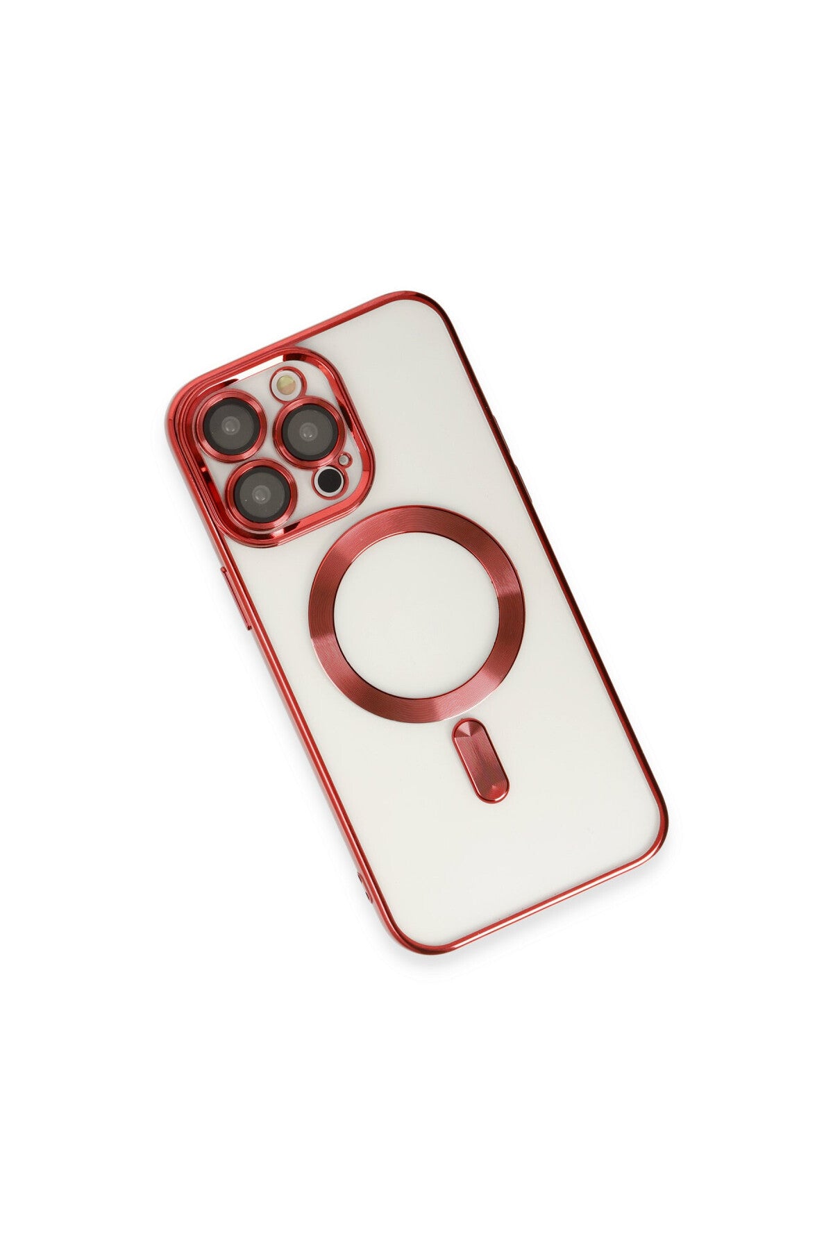 Apple iPhone 15 Pro Uyumlu Kılıf Kross Magneticsafe Kapak - Kırmızı