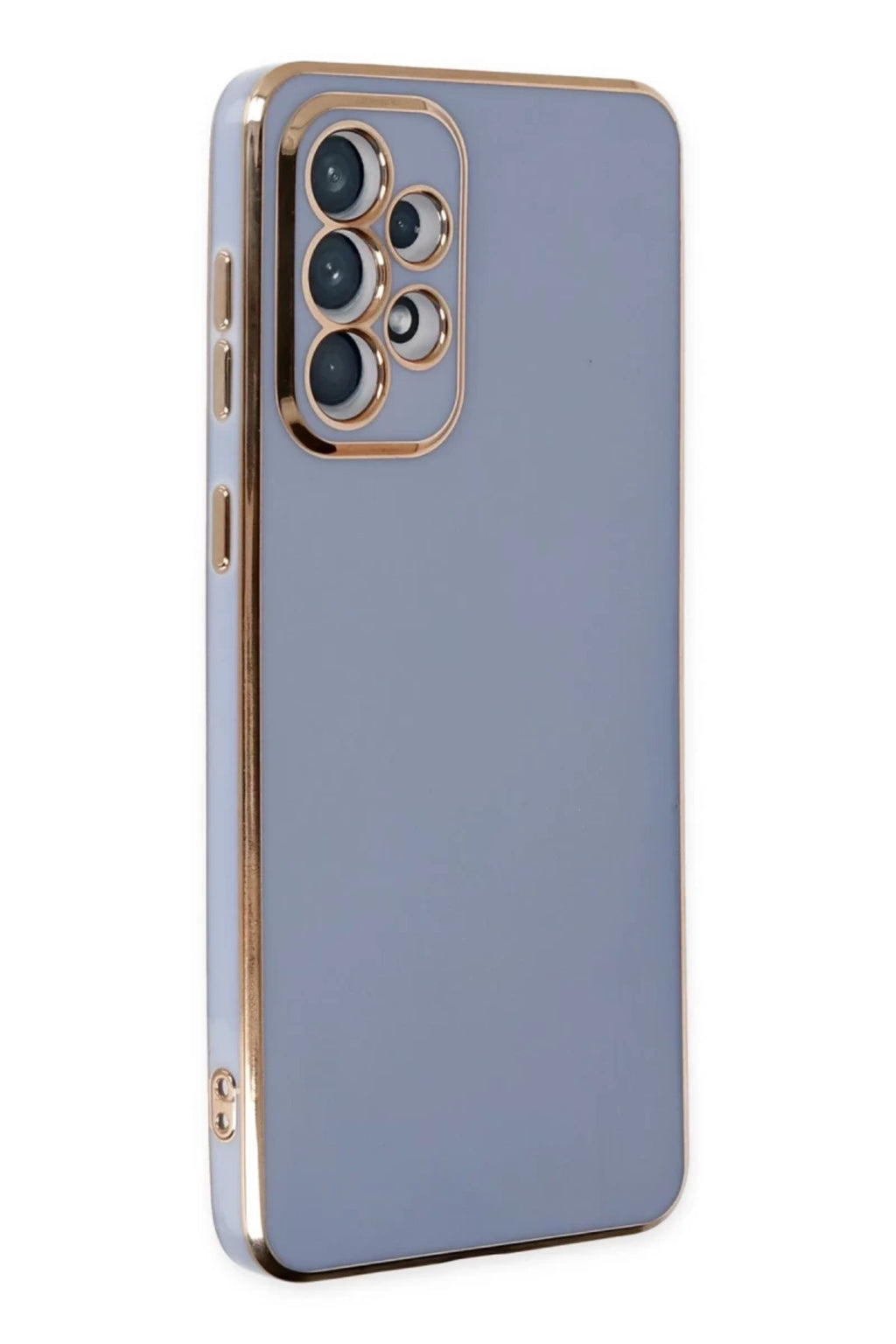 Samsung Galaxy A73 5G Uyumlu Kılıf Volet Silikon - Mavi