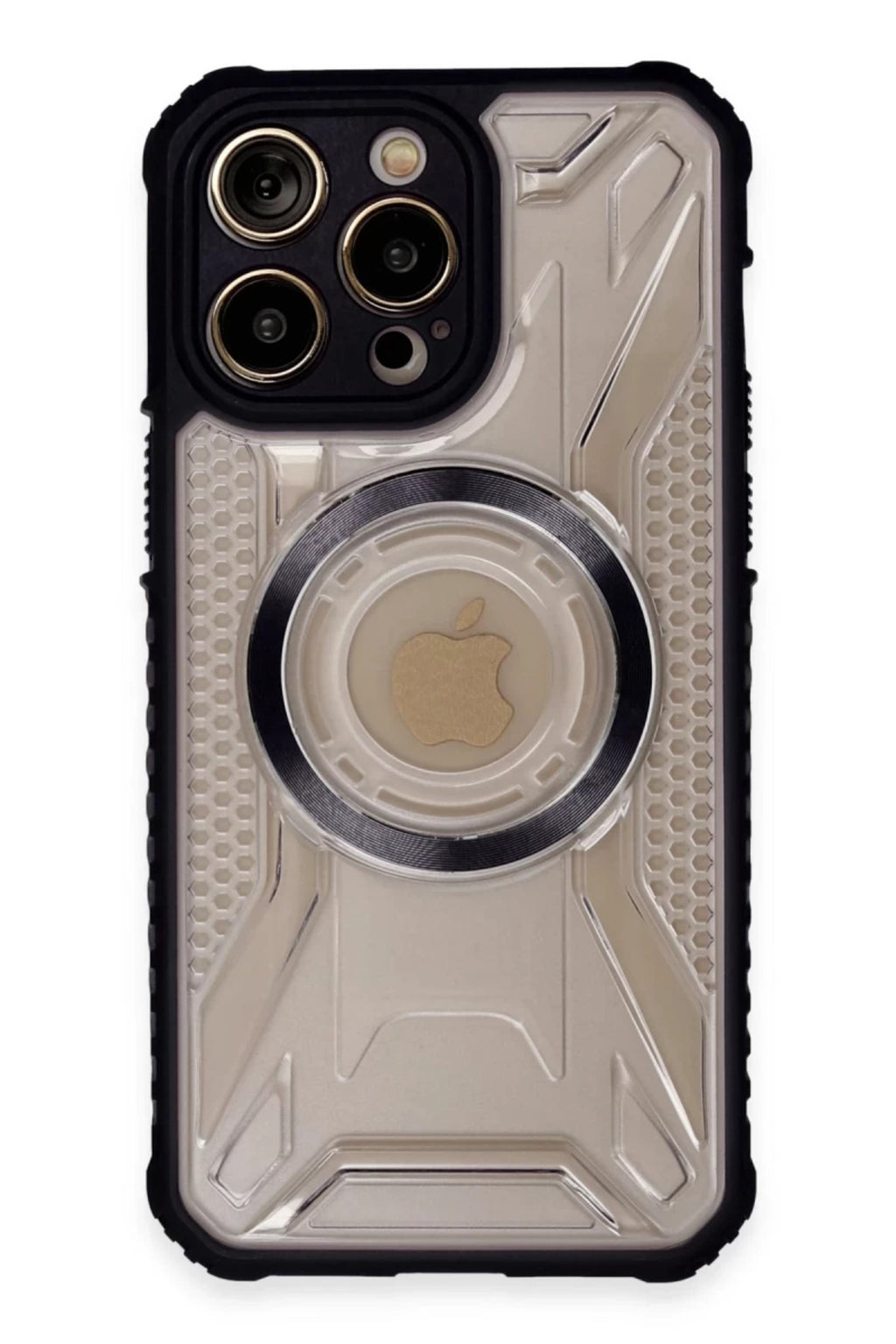 Apple iPhone 13 Pro Uyumlu Kılıf Prag Magneticsafe Kapak - Siyah