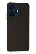 İnfinix Hot 30 4G Uyumlu Kılıf Montreal Silikon Kapak - Yeşil