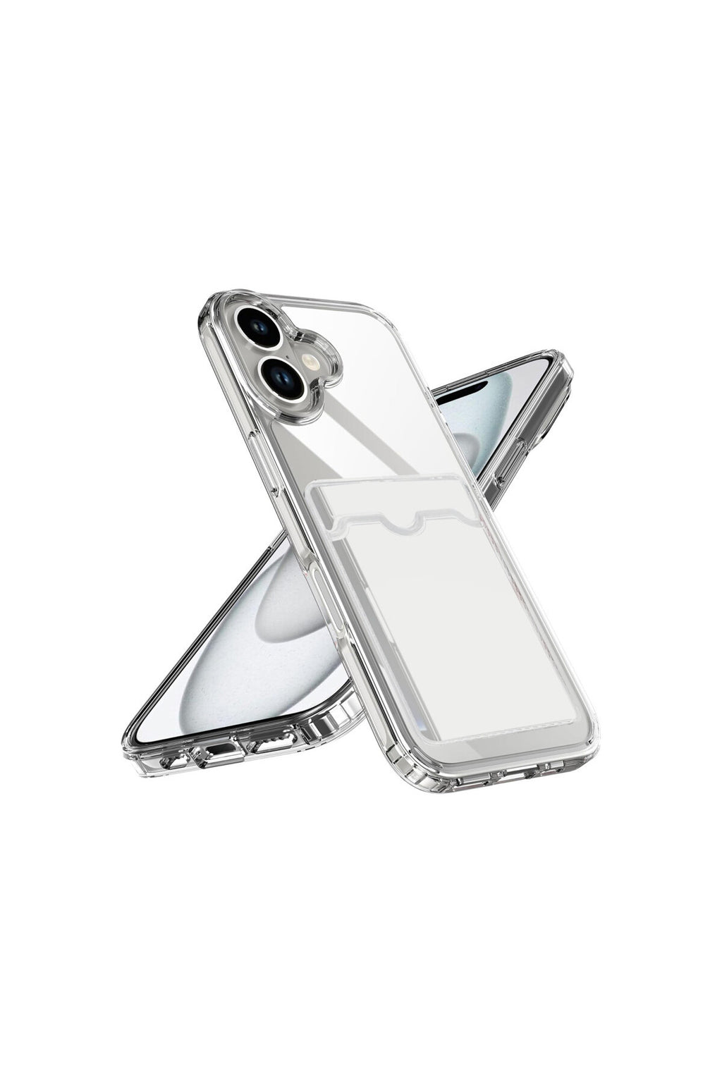 Apple iPhone 17 Uyumlu Kart Şeffaf Silikon - Şeffaf