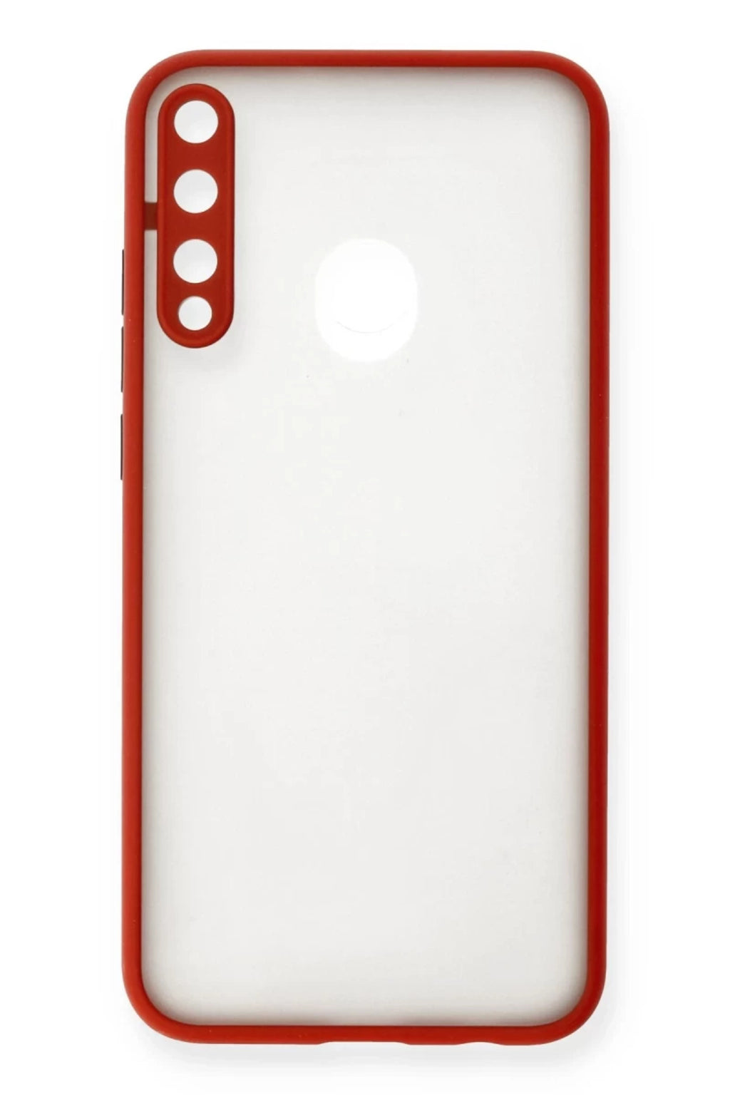 Huawei P40 Lite Uyumlu E Kılıf Montreal Silikon Kapak - Kırmızı