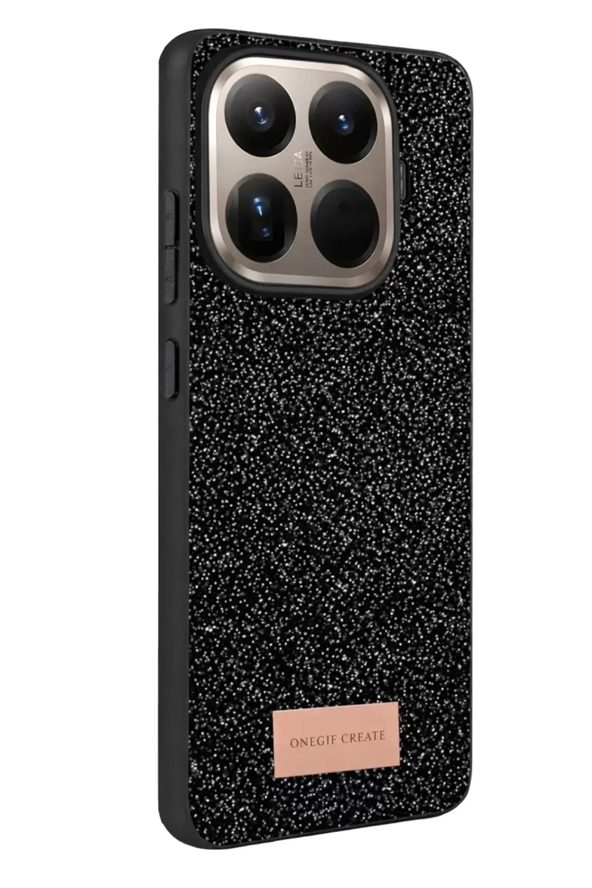 Onegif Xiaomi Mi 15T Pro Uyumlu Bright Simli Kapak - Siyah