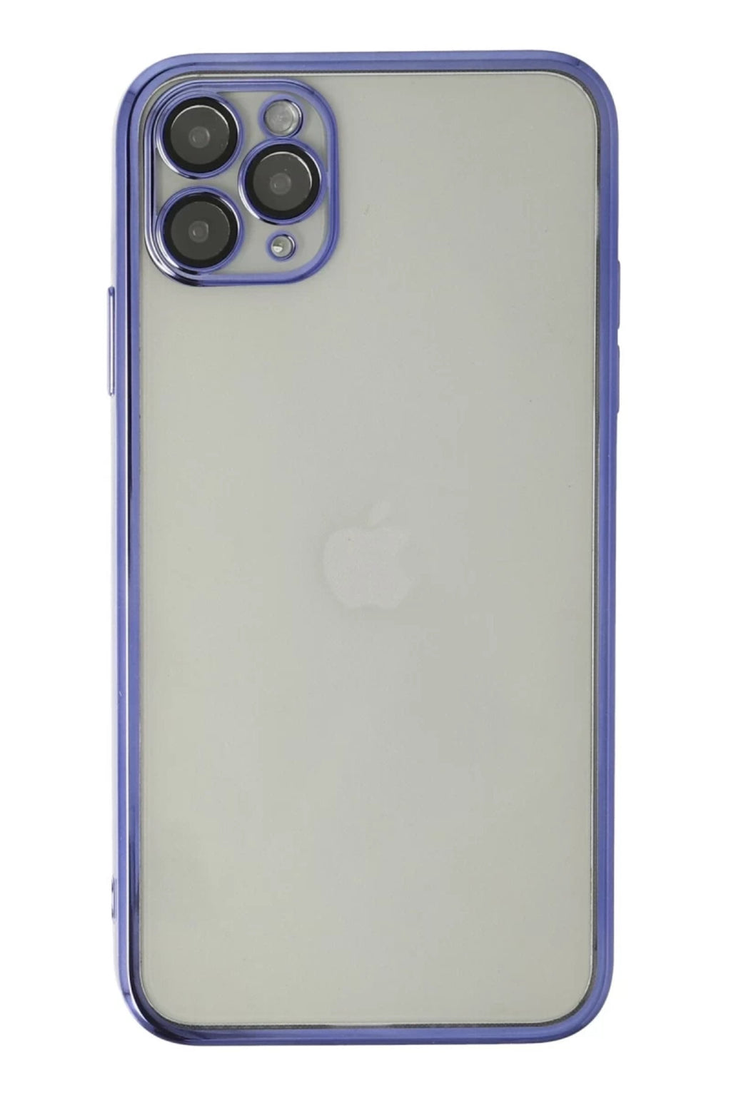 Apple iPhone 11 Pro Max Uyumlu Kılıf Lensli Silikon - Mor