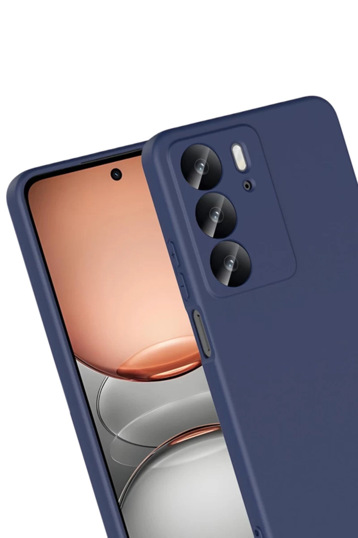 Realme C75 4G Uyumlu First Silikon - Lacivert