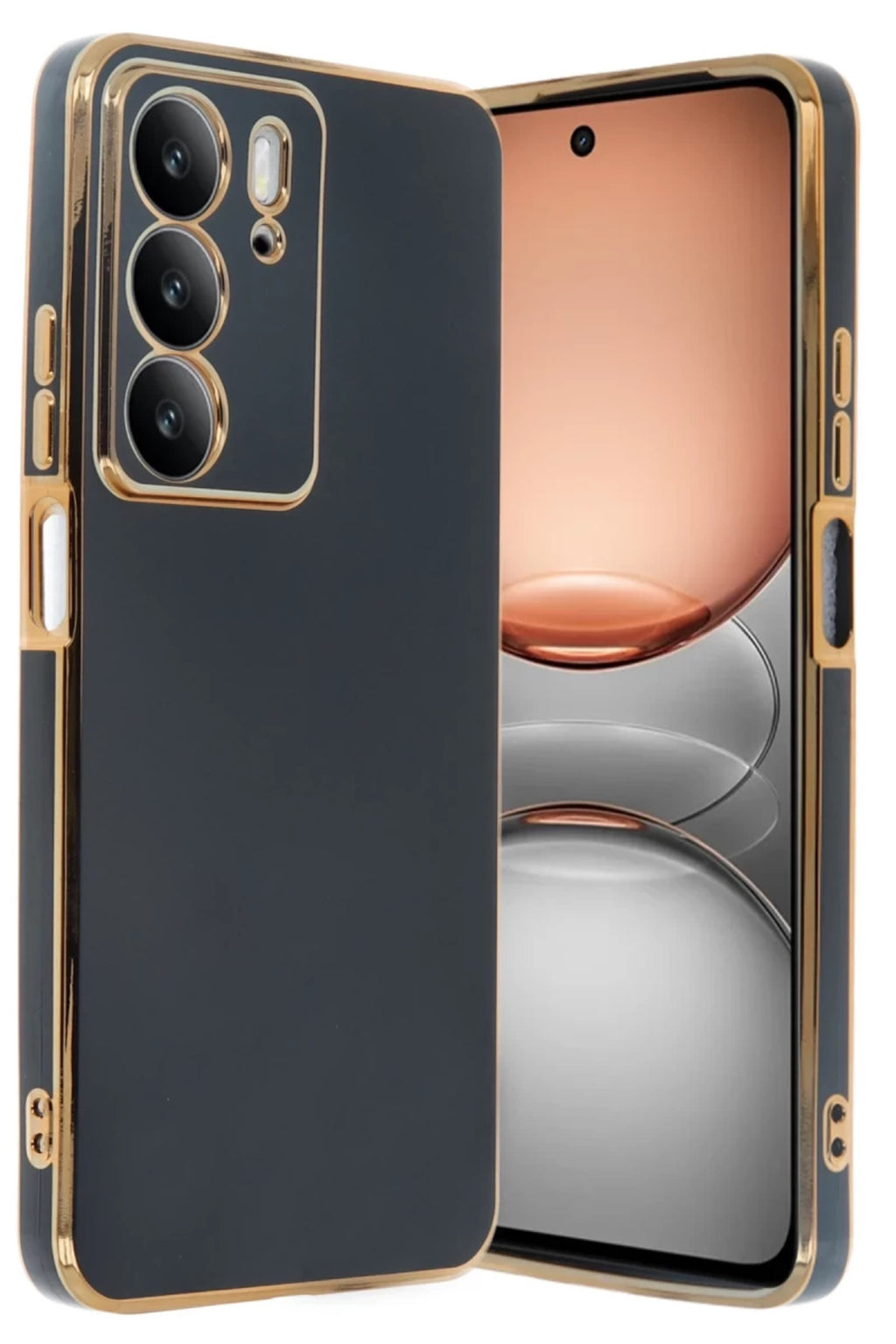 Realme C75 4G Uyumlu Kılıf Volet Silikon - Siyah