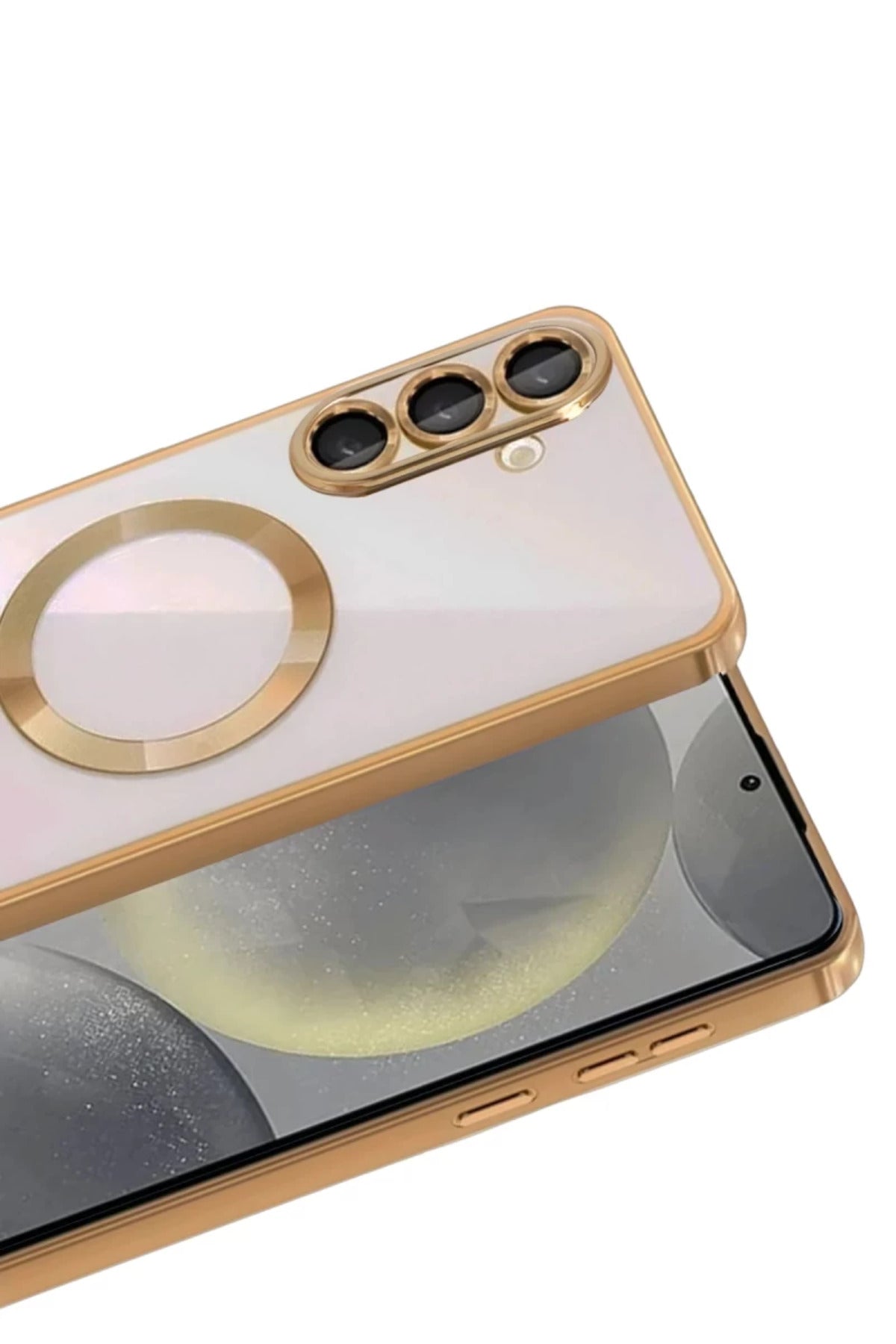 Samsung Galaxy S26 Uyumlu Kross Magneticsafe Kapak - Çöl Titanyum
